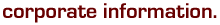 Corporate Information